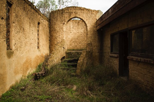 building in ruins