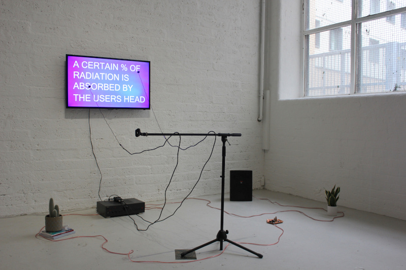 1 - Figure 1. Go live in the Middle of Nowhere, installation view, copyright the author, 2020..jpg